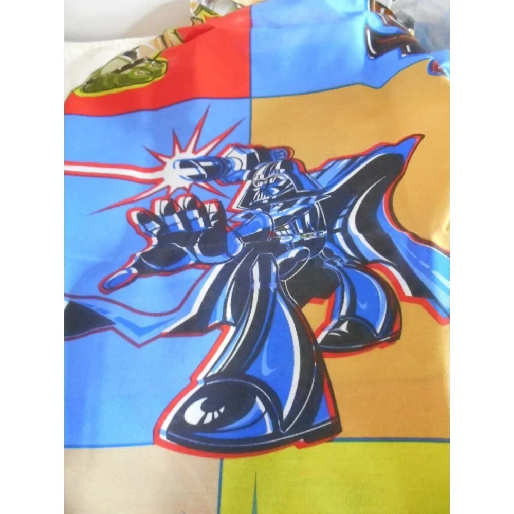 NWOB Star Wars 2005 Dan River Twin Flat Sheet Bedding Vintage USA Made